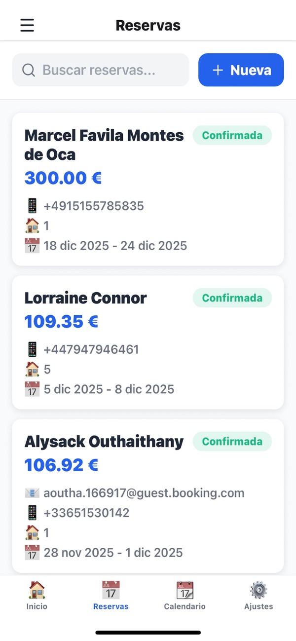 Delfin Check-In -sovelluksen näkymä